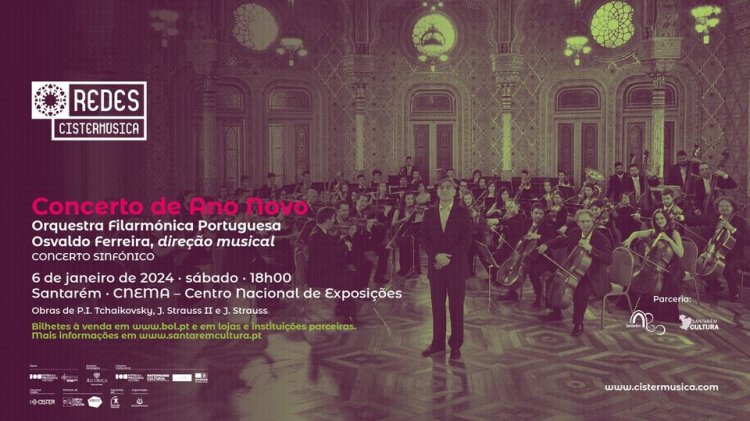 Orquestra Filarmónica Portuguesa · Concerto de Ano Novo · Santarém · REDES Cistermúsica 