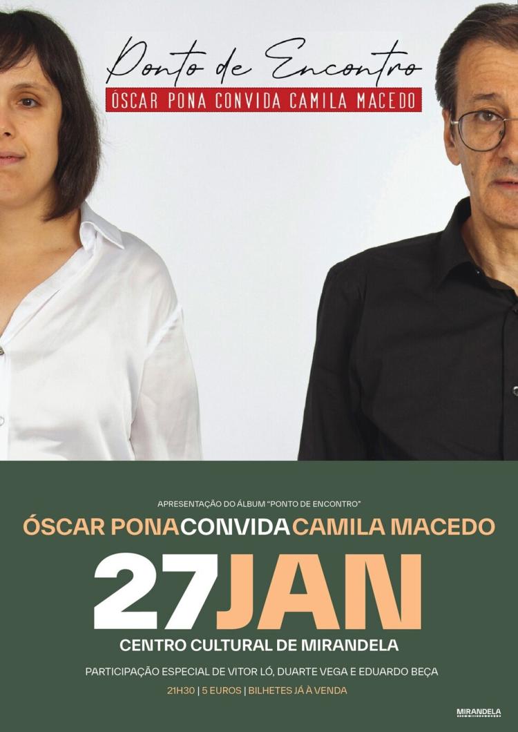 Concerto DUO CEO - Óscar Pona convida Camila Macedo