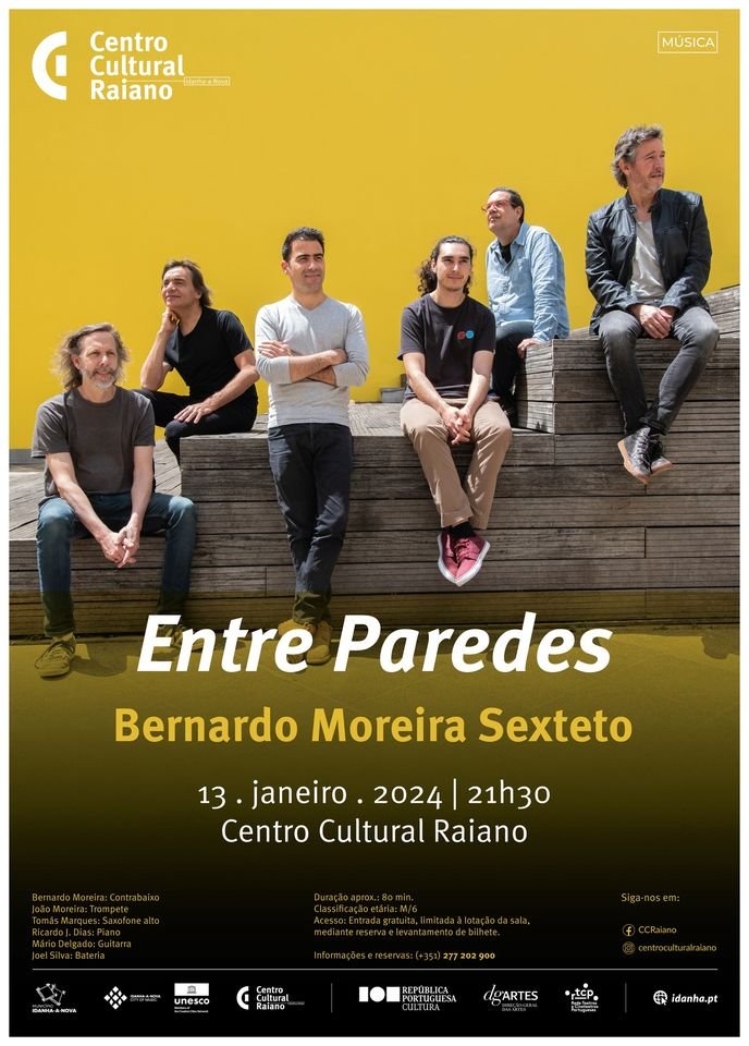 'Entre Paredes' por Bernardo Moreira Sexteto 