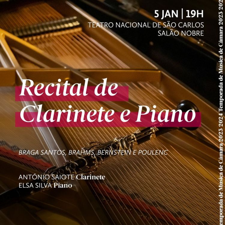 Recital de Clarinete e Piano | António Saiote & Elsa Silva