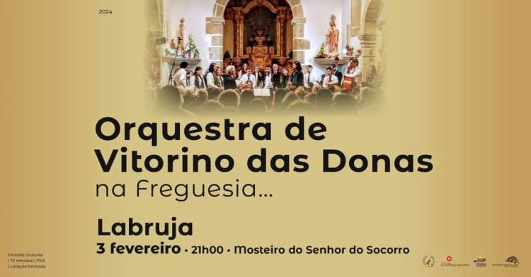 Orquestra de Vitorino das Donas na Freguesia... Labruja