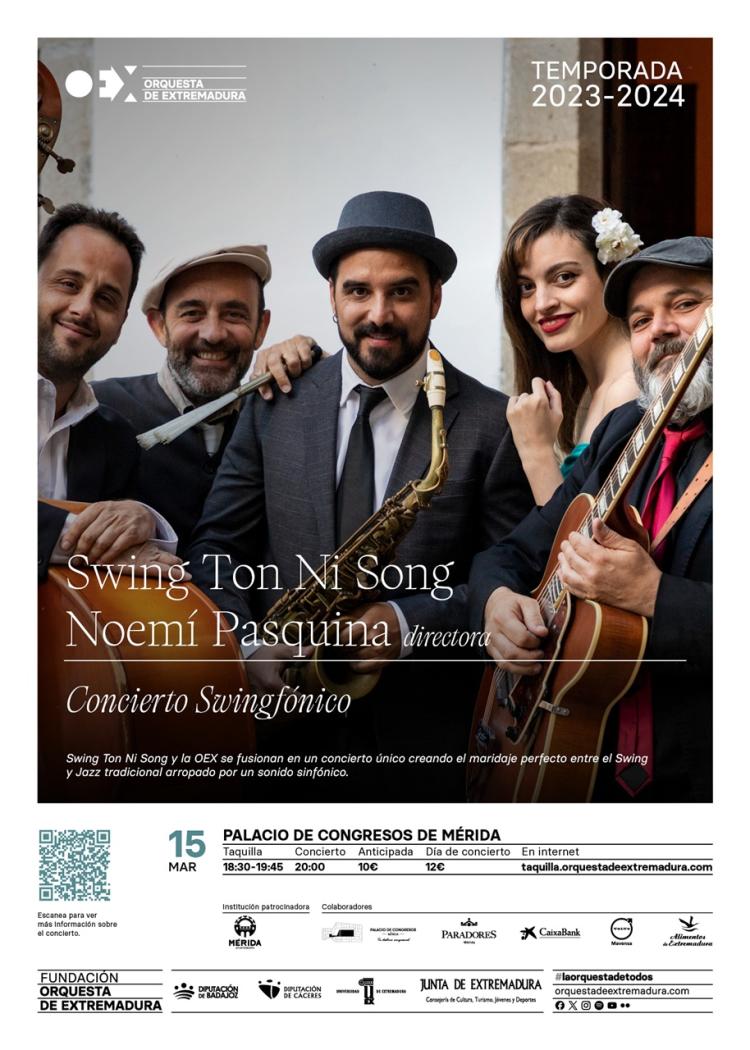 Concierto Orquesta de Extremadura: «Concierto Swingfónico»