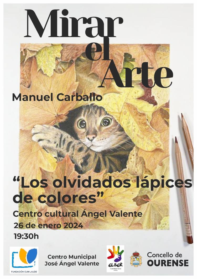 Mirar el Arte .'los olvidados lápices de colores' Manuel Carballo