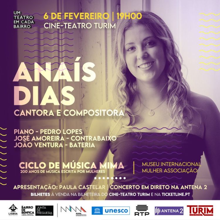 Ciclo de Musica MIMA | Antena 2 | Anaís Dias