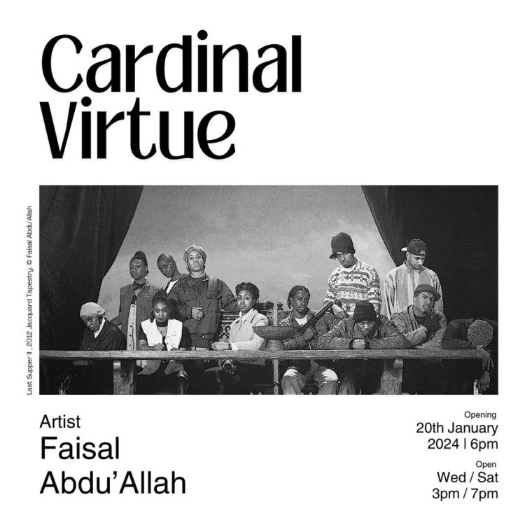 Cardinal Virtue | Solo Exhibition by Faisal Abdu’Allah