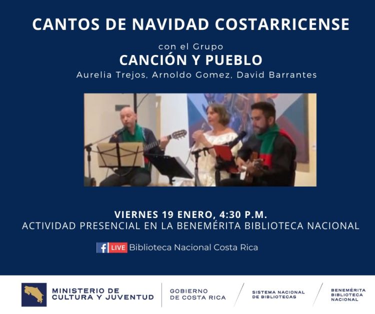Cantos de Navidad Costarricense con el Grupo Canción y Pueblo