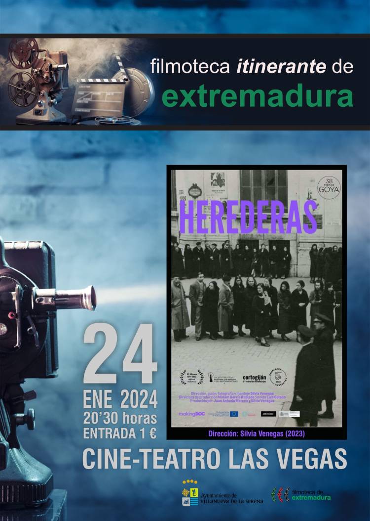 Filmoteca Itinerante de Extremadura presenta 'Herederas' Dirección Silvia Venegas (2023)