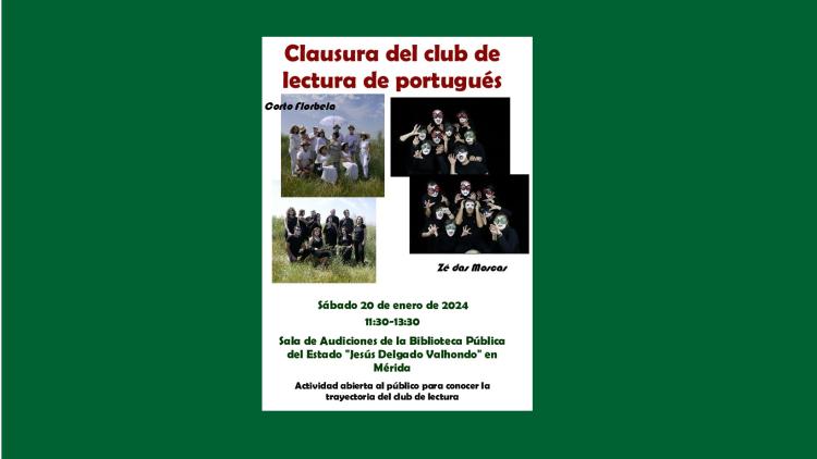 Clausura del club de lectura de portugués