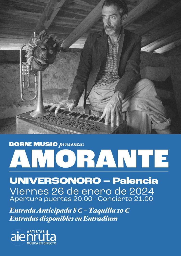 Concierto Amorante en Universonoro (Palencia) | Aienruta