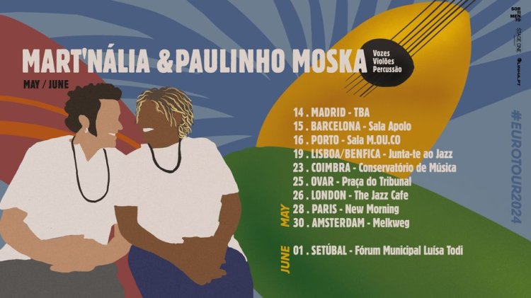 Mart'nália & Paulinho Moska - Auditório do Conservatório de Música de Coimbra, Coimbra (PT)