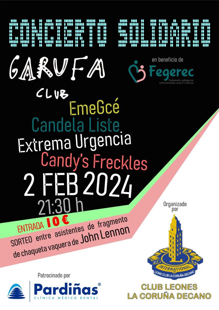 Concierto Solidario a favor de FEGEREC Enfermedades Raras