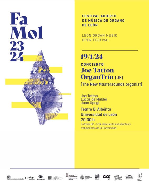 Joe Tatton Trío. (UK). Teatro El Albéitar