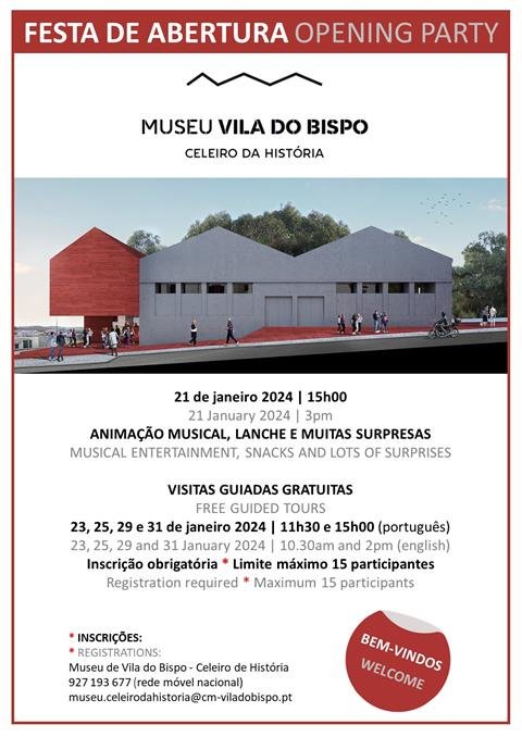 Festa de abertura do Museu Vila do Bispo - Celeiro da História