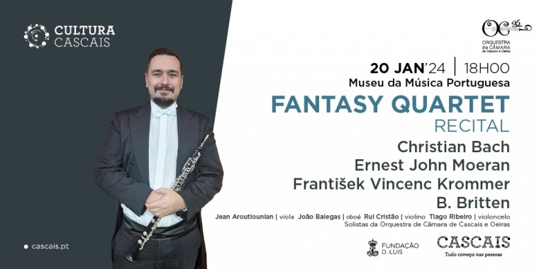 “Fantasia Quarteto', recital pela OCCO - Orquestra de Câmara de Cascais e Oeiras