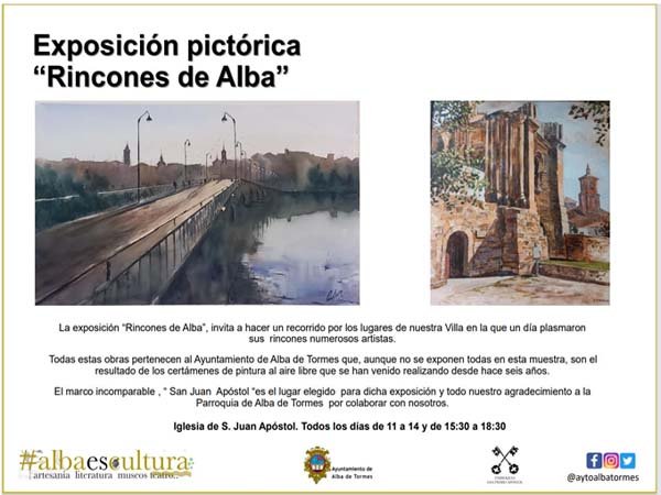 Exposición pictórica Rincones de Alba