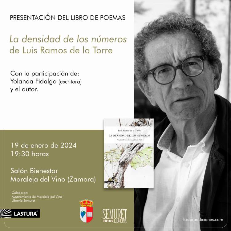 Presentación de 'La densidad de los números' de Luis Ramos en Moraleja del Vino 
