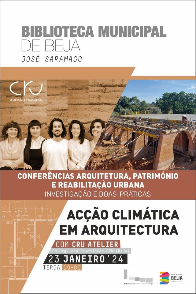 Acção climática em arquitectura, com CRU Atelier 