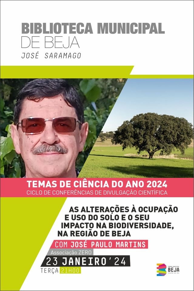 Alterações à ocupação, uso do solo e o impacto na biodiversidade na região de Beja - José P. Martins