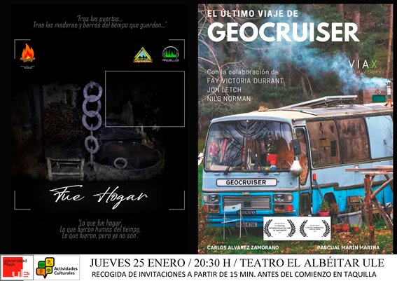 Reportaje documental «Fue hogar» + corto «El último viaje del Geocruiser. El Albeitar