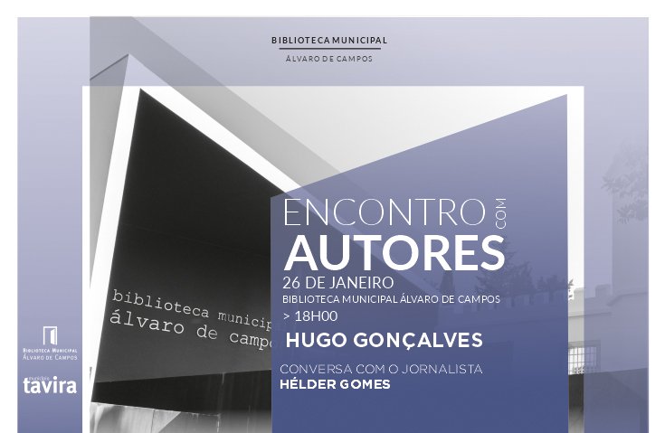 Encontro com autores Hugo Gonçalves conversa com o jornalista Hélder Gomes