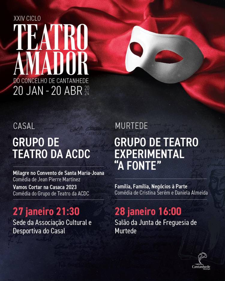 XXIV Ciclo de Teatro Amador do Concelho de Cantanhede