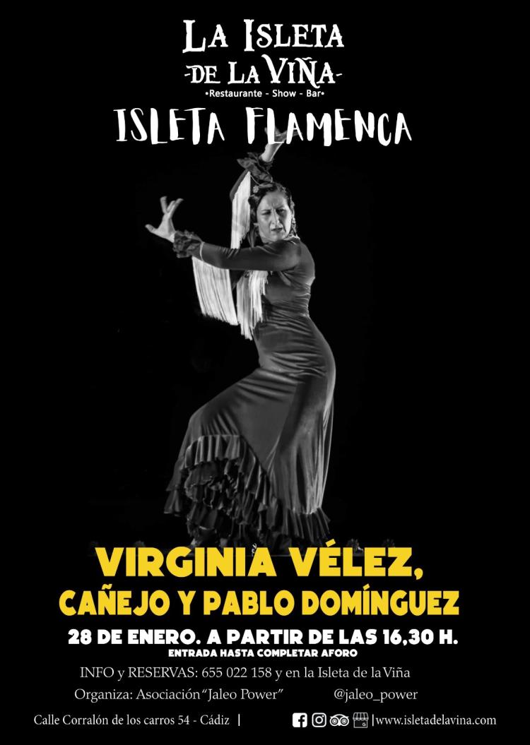 Virginia Vélez en Isleta Flamenca