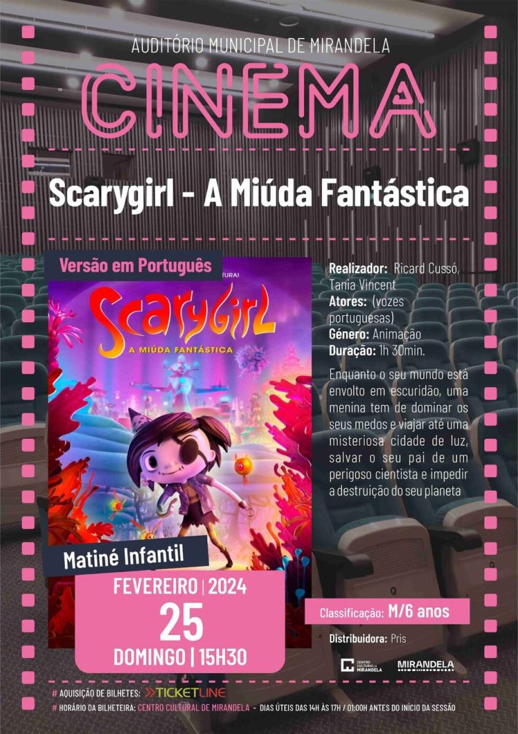 Cinema - Scarygirl: A Miúda Fantástica (Mantiné Infantil)
