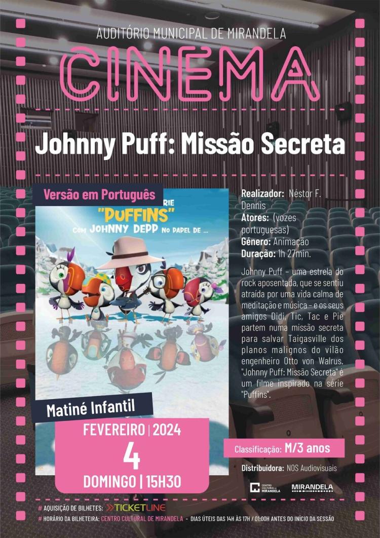 Cinema - Johnny Puff: Missão Secreta (Matiné Infantil)