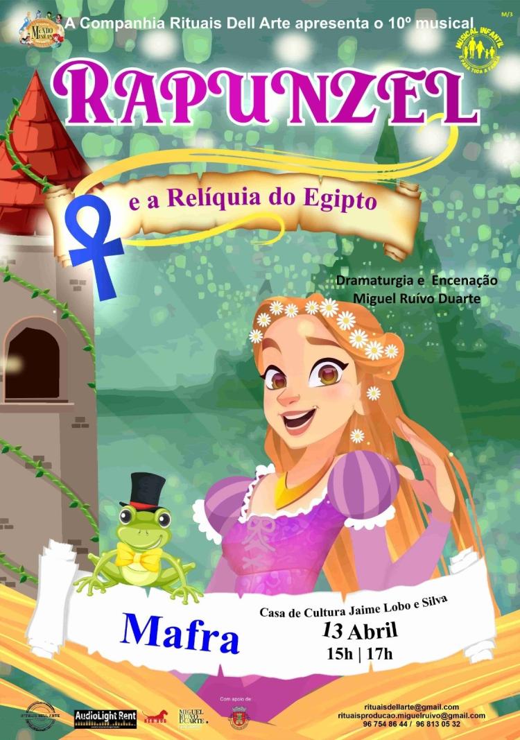 Musical Infantil 'Rapunzel e a Relíquia do Egipto'