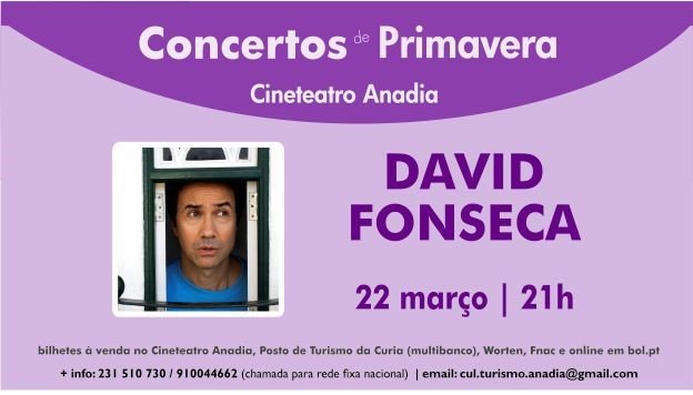 David Fonseca - Cineteatro Anadia, Anadia 