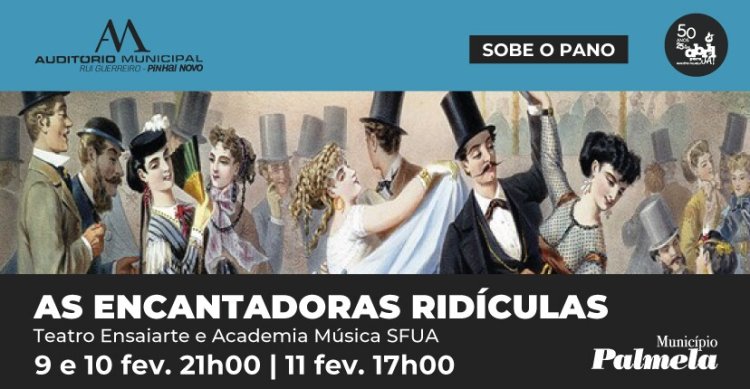 Teatro Ensaiarte apresenta 'AS ENCANTADORAS RIDÍCULAS'