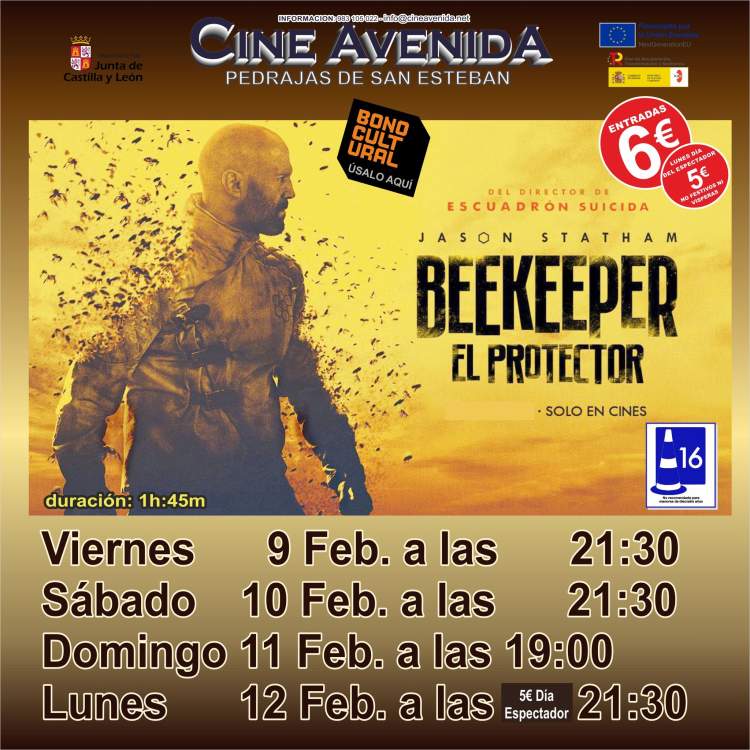 'BEEKEEPER, El Protector' en CINE AVENIDA