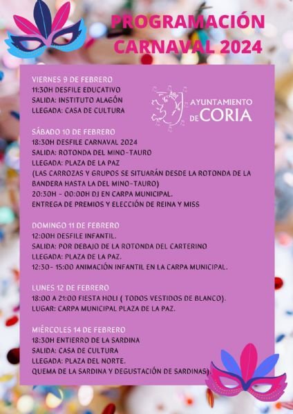 Carnaval 2024 en Coria