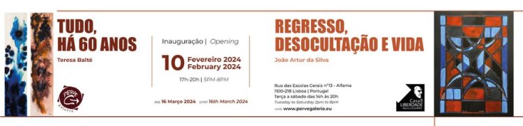Inauguração das Exposições Individuais de João Artur da Silva e Teresa Balté
