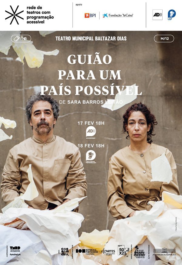 Espetáculo 'Guião para um país possível' de Sara Barros Leitão
