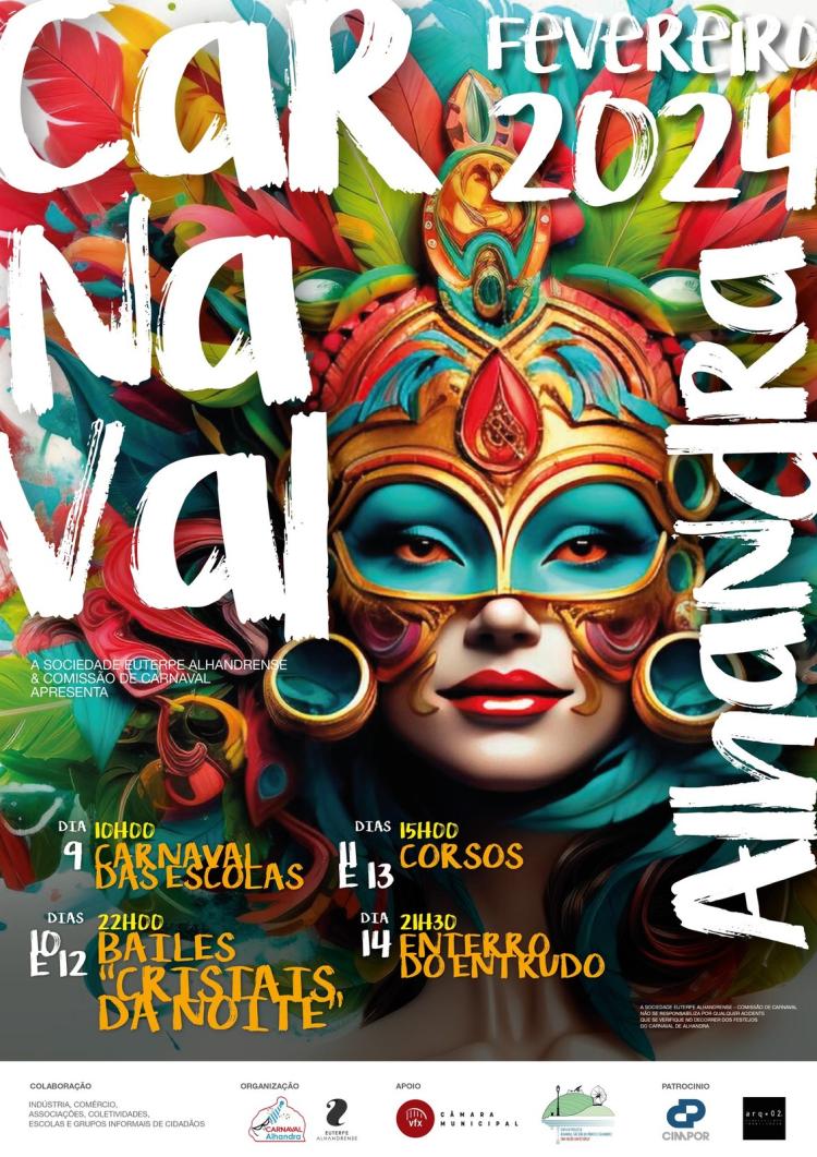 Carnaval de Alhandra '24: tradição e animação nas ruas da Vila