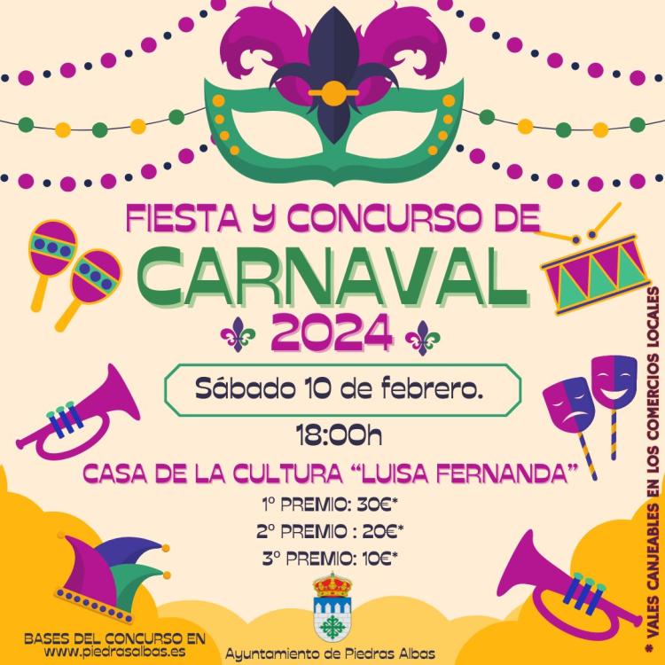 FIESTA Y CONCURSO DE CARNAVAL 2024