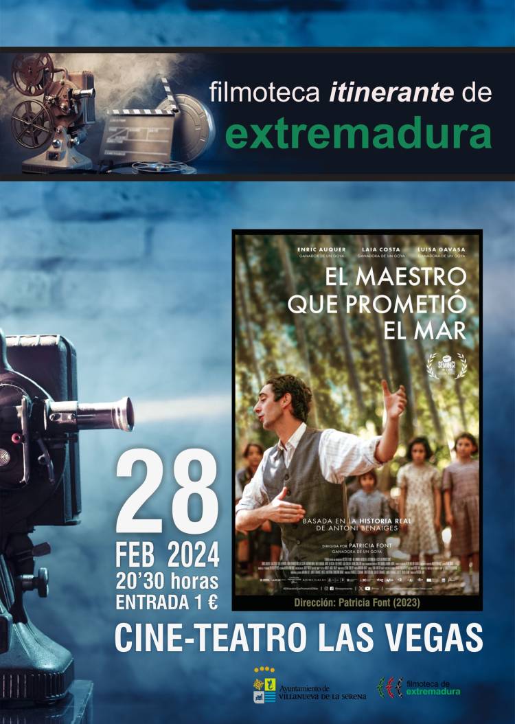 Filmoteca de Extremadura presenta 'el maestro que prometió el mar' Dirigida por Patricia Font. Ganad