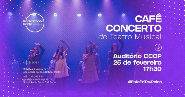 Café Concerto de Teatro Musical — RockSchool Porto