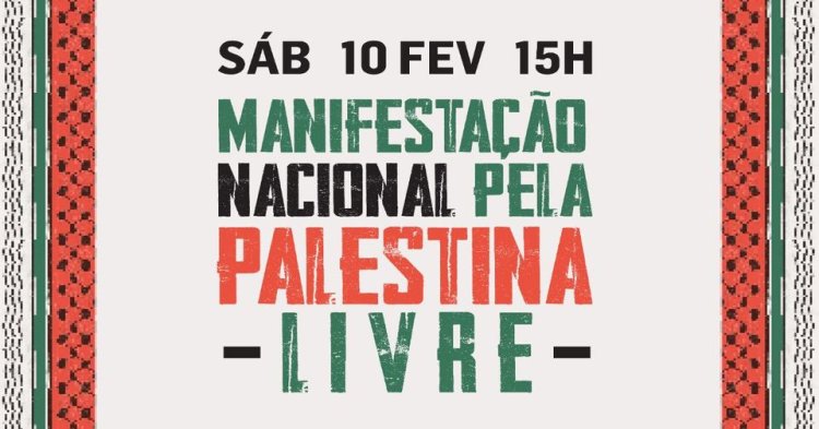 Manifestação Nacional pela Palestina Livre