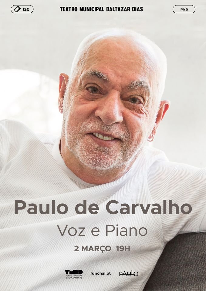 Concerto Voz e Piano com Paulo de Carvalho
