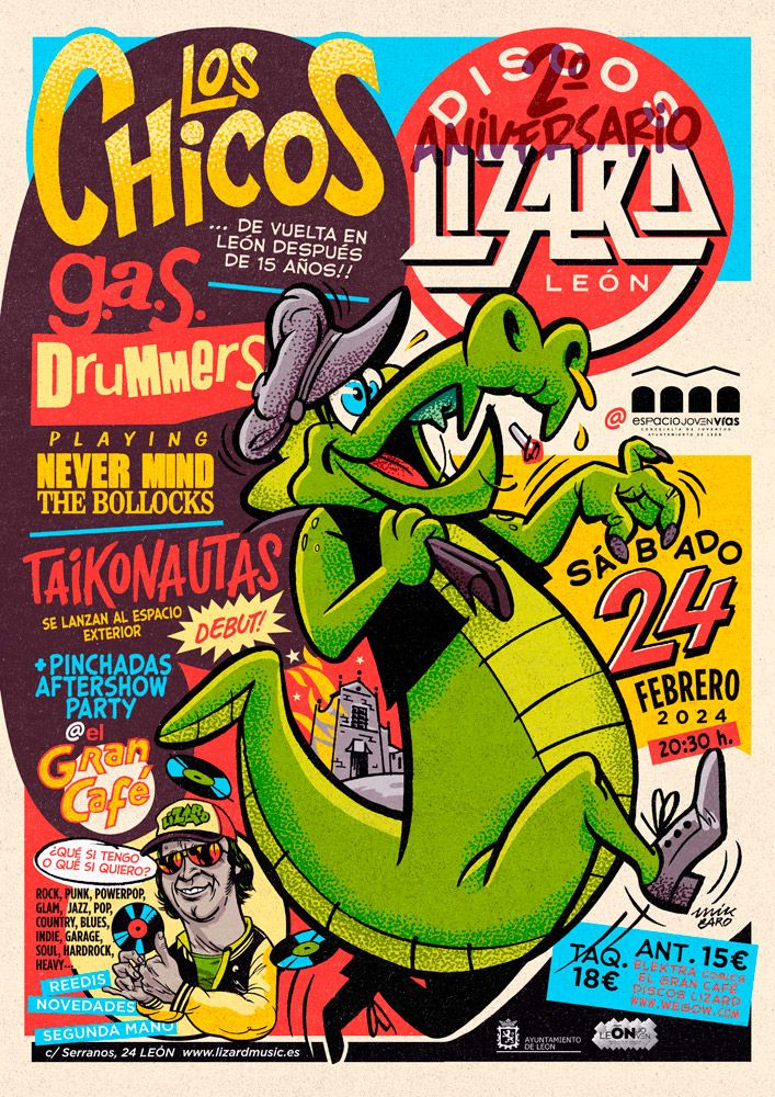 Aniversario Discos Lizard 