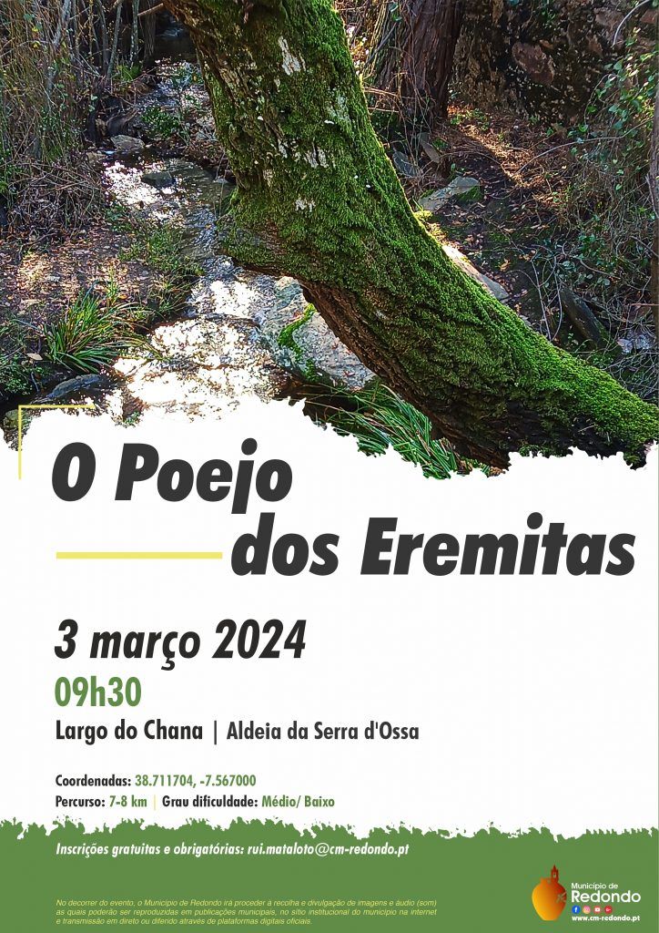 Caminhada “O Poejo dos Eremitas” | 03 de março | 09h30 | Largo do Chana (Aldeia da Serra)