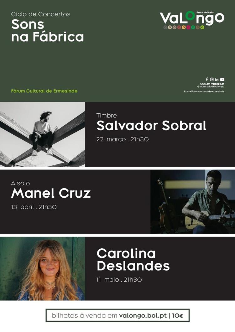 Salvador Sobral abre novo ciclo de concertos 'Sons na Fábrica' - Bilhetes disponíveis a partir de 19 de fevereiro