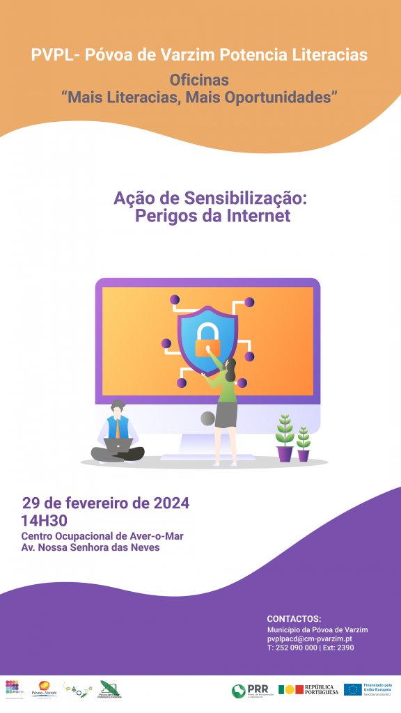 Ação de Sensibilização 'Perigos da Internet' (Centro Ocupacional de Aver-o-Mar)