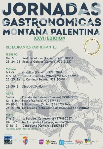 XXVII Jornadas Gastronómicas de la Montaña Palentina