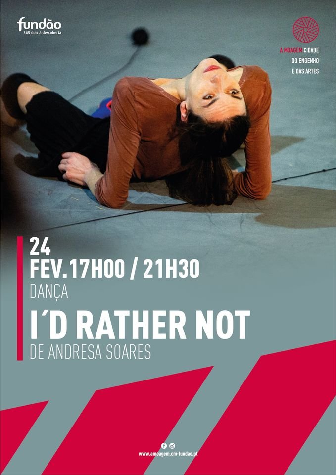 Espetáculo de dança 'I'd Rather Not'