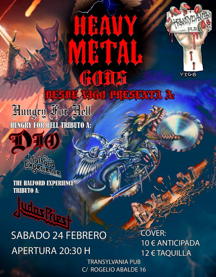 HEAVY METAL GODS: Halford Experience (Judas Priest) + Hungry For Hell (DIO)