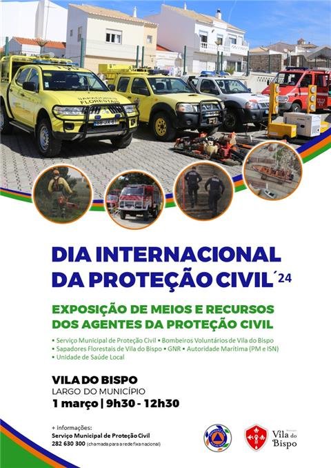 Dia Internacional da Proteção Civil' 24 - Exposição de Meios e Recursos dos Agentes da Proteção Civil