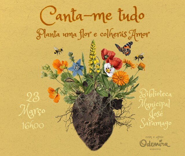 Sessão de contos 'Canta-me Tudo: Planta uma flor e colherás amor'